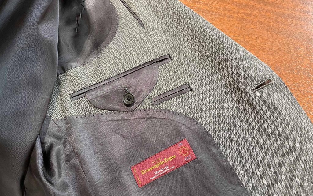 ゼニア 裏地　紳士服　スーツ　オーダー 裏地 パープルピンク ゼニアロゴ入り 1～2着分　 ゼニア 生地オーダースーツ 料金システム | ゼニア認定の仮縫付フル